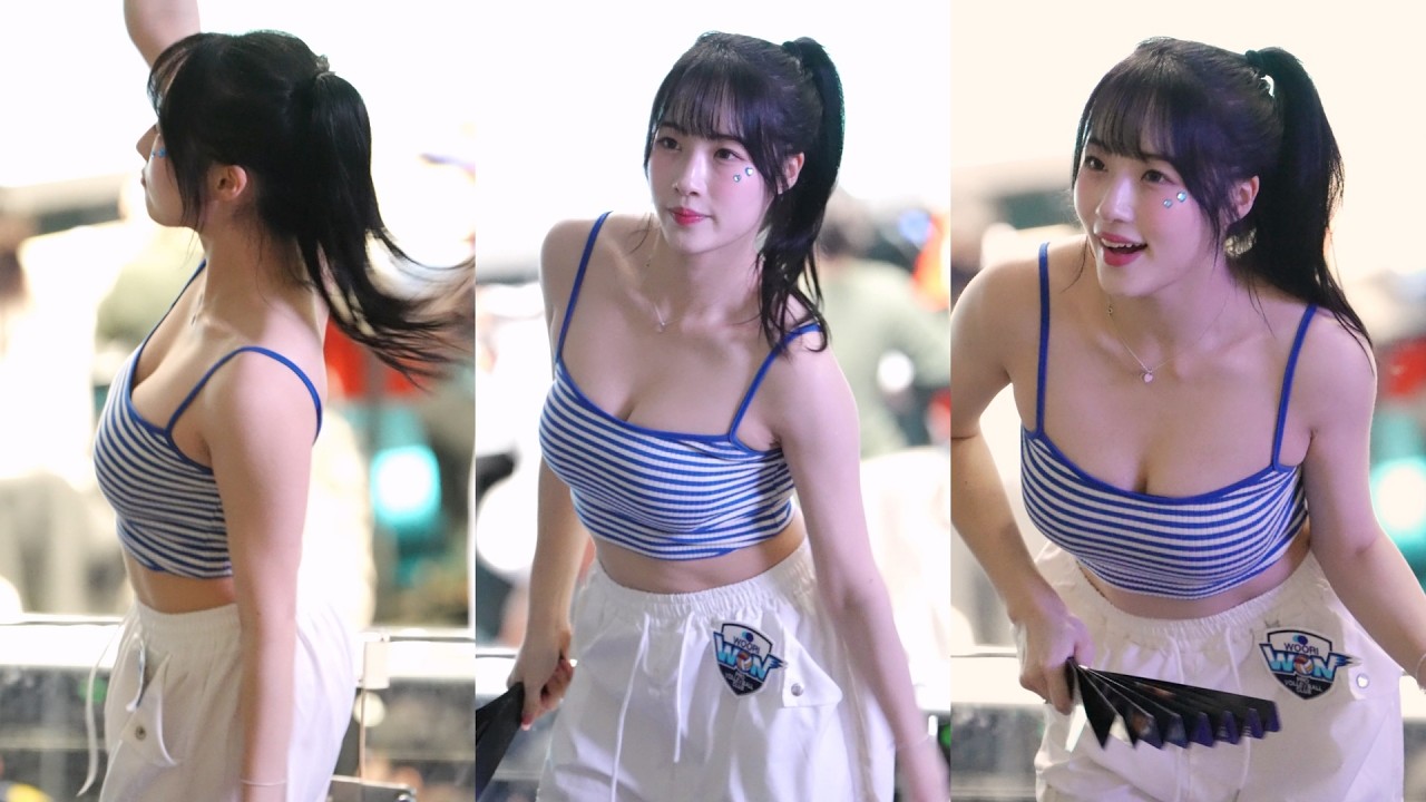 [4K] 숨겨진 보물같은 박민서 치어리더 직캠 Park Min-Seo 朴旻曙 cheerleader 250301 - 모델·치어리더 갤러리