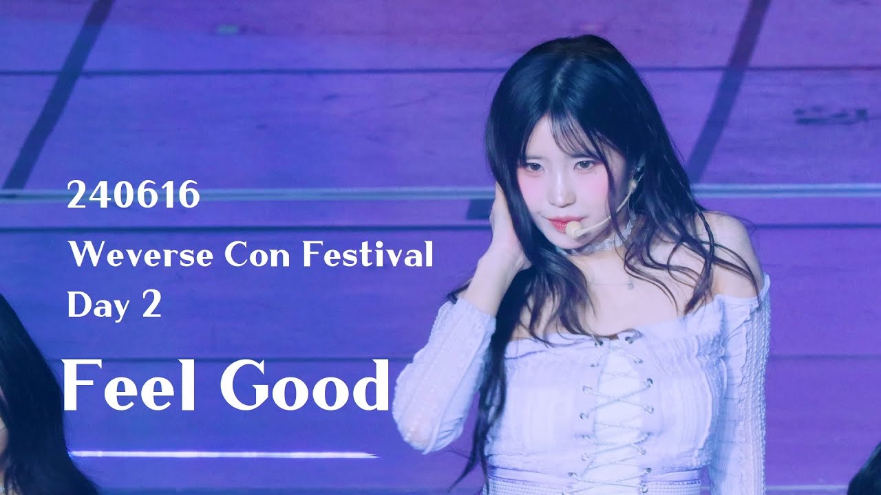 240616 2024 Weverse Con Festival | 프로미스나인(fromis_9) - Feel Good | 송하영 focus 직캠 [4K60P] - 걸그룹 직캠 | 아카이브 갤러리