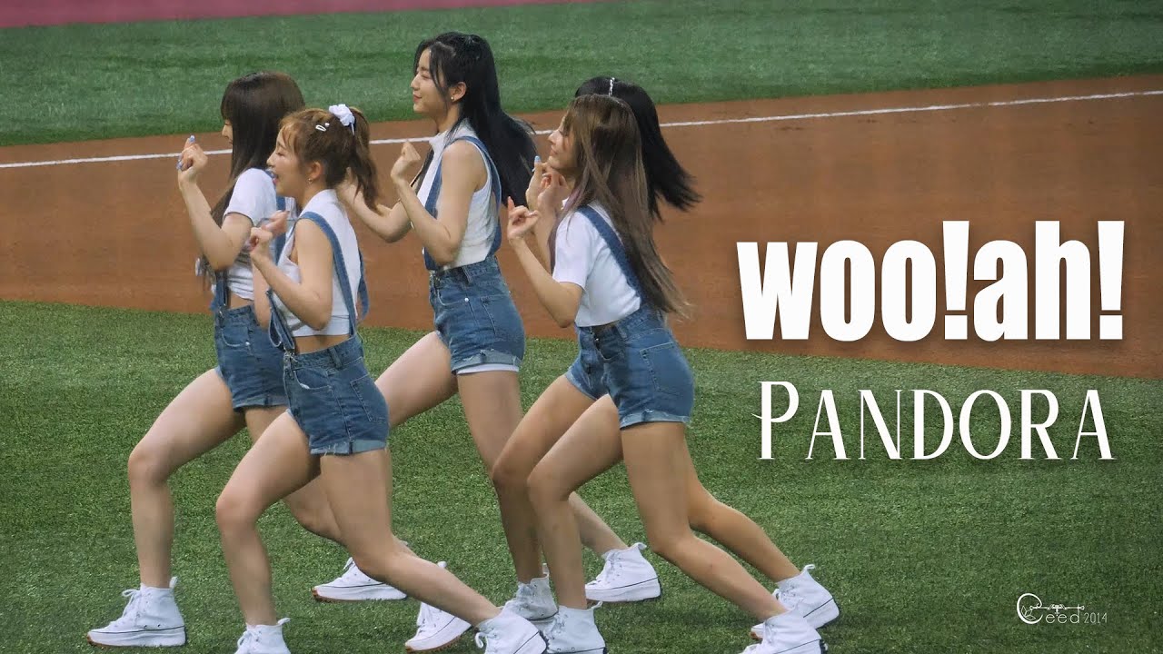 210708 woo!ah!우아 'Pandora'  특별공연 @2021KBO Kiwoom히어로즈 4K60P 직캠 - 걸그룹 직캠 | 아카이브 갤러리