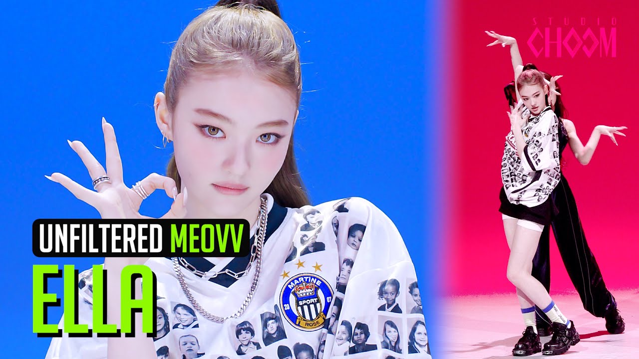 [UNFILTERED CAM] MEOVV ELLA(엘라) 'HANDS UP' 4K | STUDIO CHOOM - 걸그룹 직캠 | 아카이브 갤러리