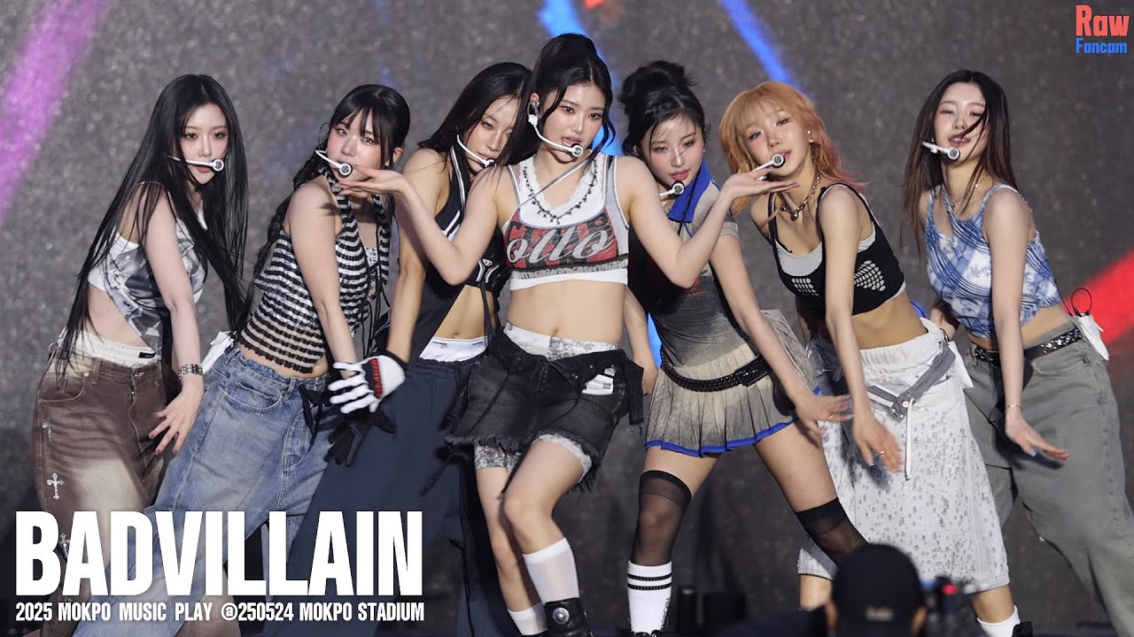 배드빌런 목포 뮤직플레이 풀캠 #BADVILLAIN ♬ BADVILLAIN ♬ 야호 BADTITUDE ♬ 숨 ZOOM @250524 2025 MOKPO MUSICPLAY - 걸그룹 직캠 | 아카이브 갤러리