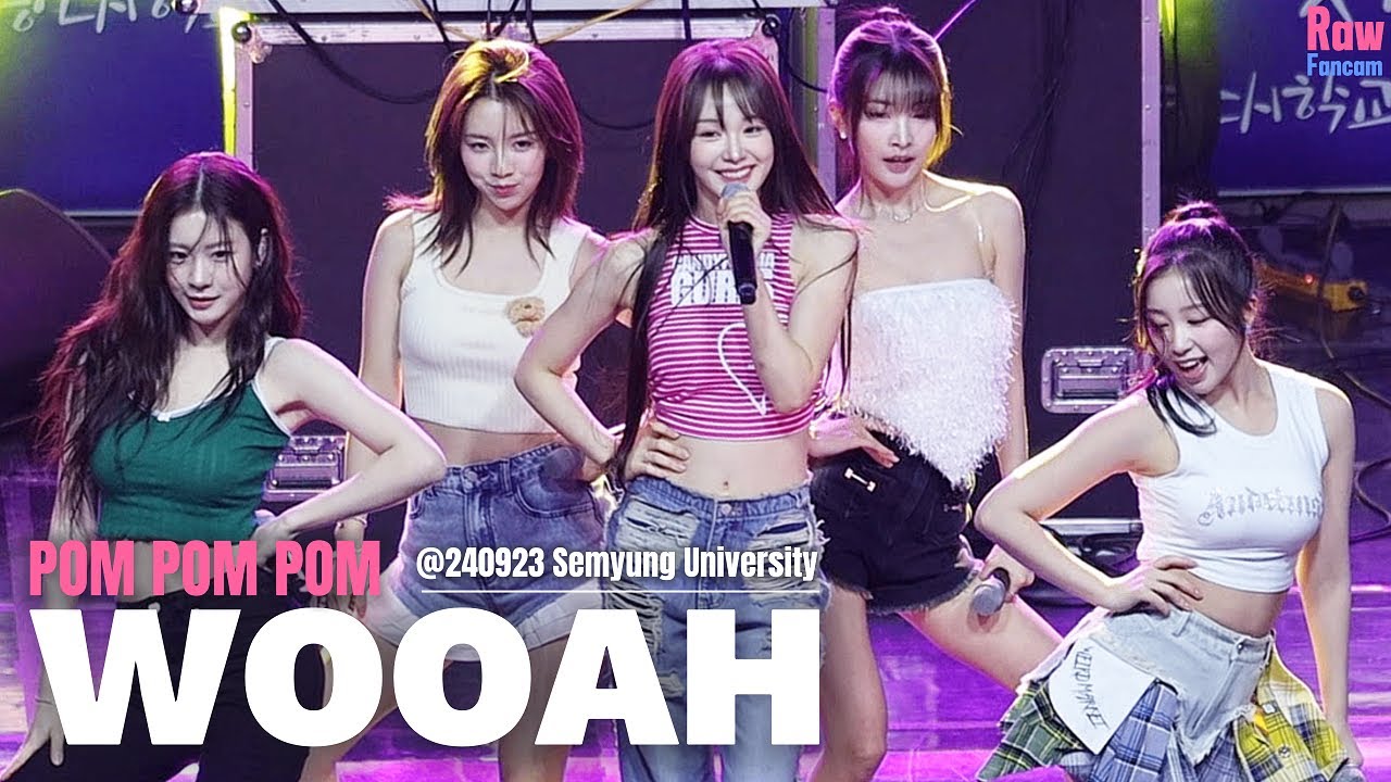 WOOAH ♬POM POM POM @240923 Semyung University 우아 폼폼폼 세명대 축제 세명대학교 대학축제 - 걸그룹 직캠 | 아카이브 갤러리
