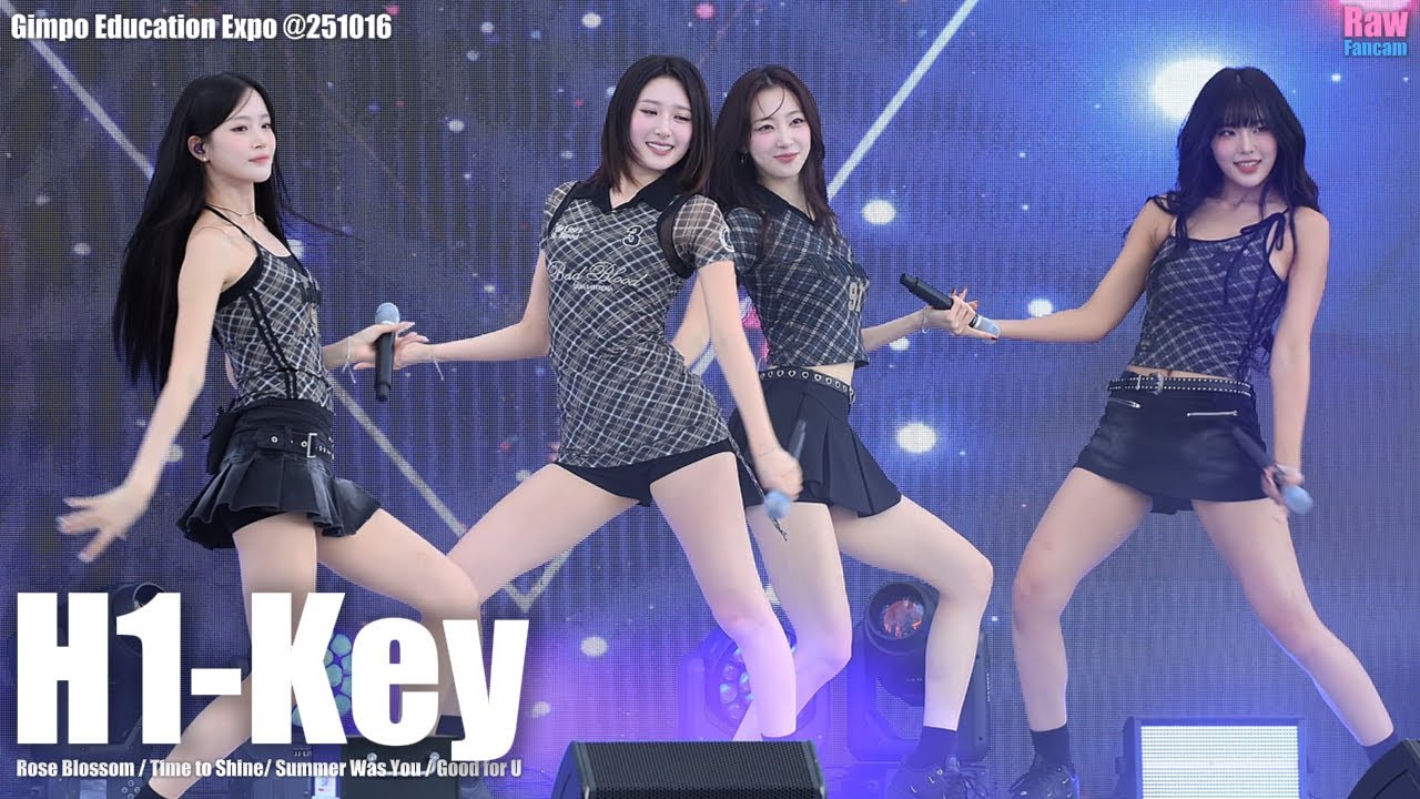H1-KEY ♬ Rose Blossom ♬ Time to Shine ♬ Summer Was You ♬ Good for U #하이키 #여름이었다 @251016 김포 교육박람회 - 걸그룹 직캠 | 아카이브 갤러리