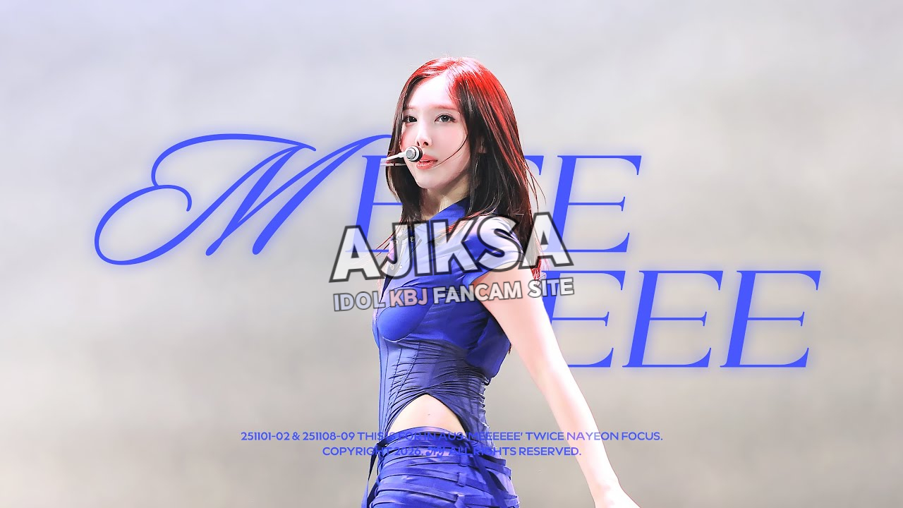 [4K] 251101-09 THIS IS FOR IN AUSTRALIA ‘MEEEEEE’ 트와이스 나연 직캠 TWICE NAYEON FANCAM - 걸그룹 직캠 | 아카이브 갤러리