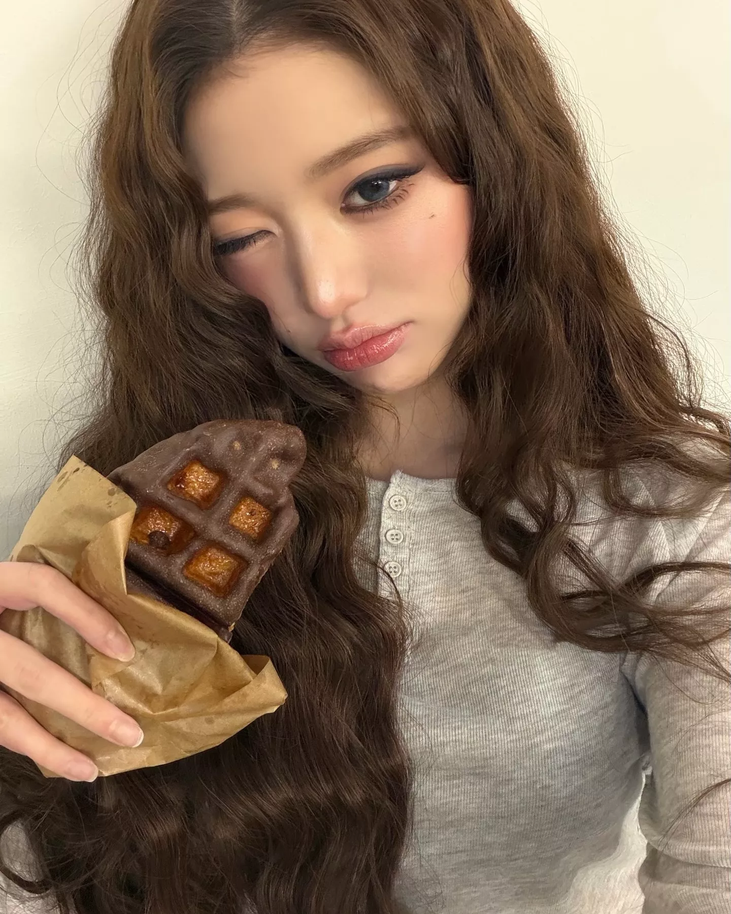 와플이 맛있었던 원영이 인스타 - 걸그룹 갤러리
