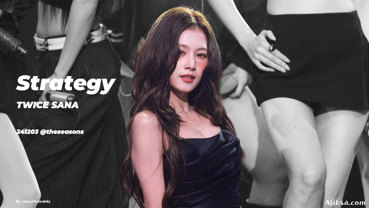 [4K] [FANCAM] 241203 트와이스 사나 TWICE SANA theseasons 'Strategy' 직캠 - 걸그룹 직캠 | 아카이브 갤러리