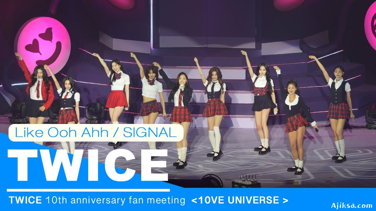 251018 TWICE(트와이스) '우아하게(Like OOH-AHH)+Signal' 10주년 팬미팅 10VE UNIVERSE 4K 60P - 걸그룹 직캠 | 아카이브 갤러리