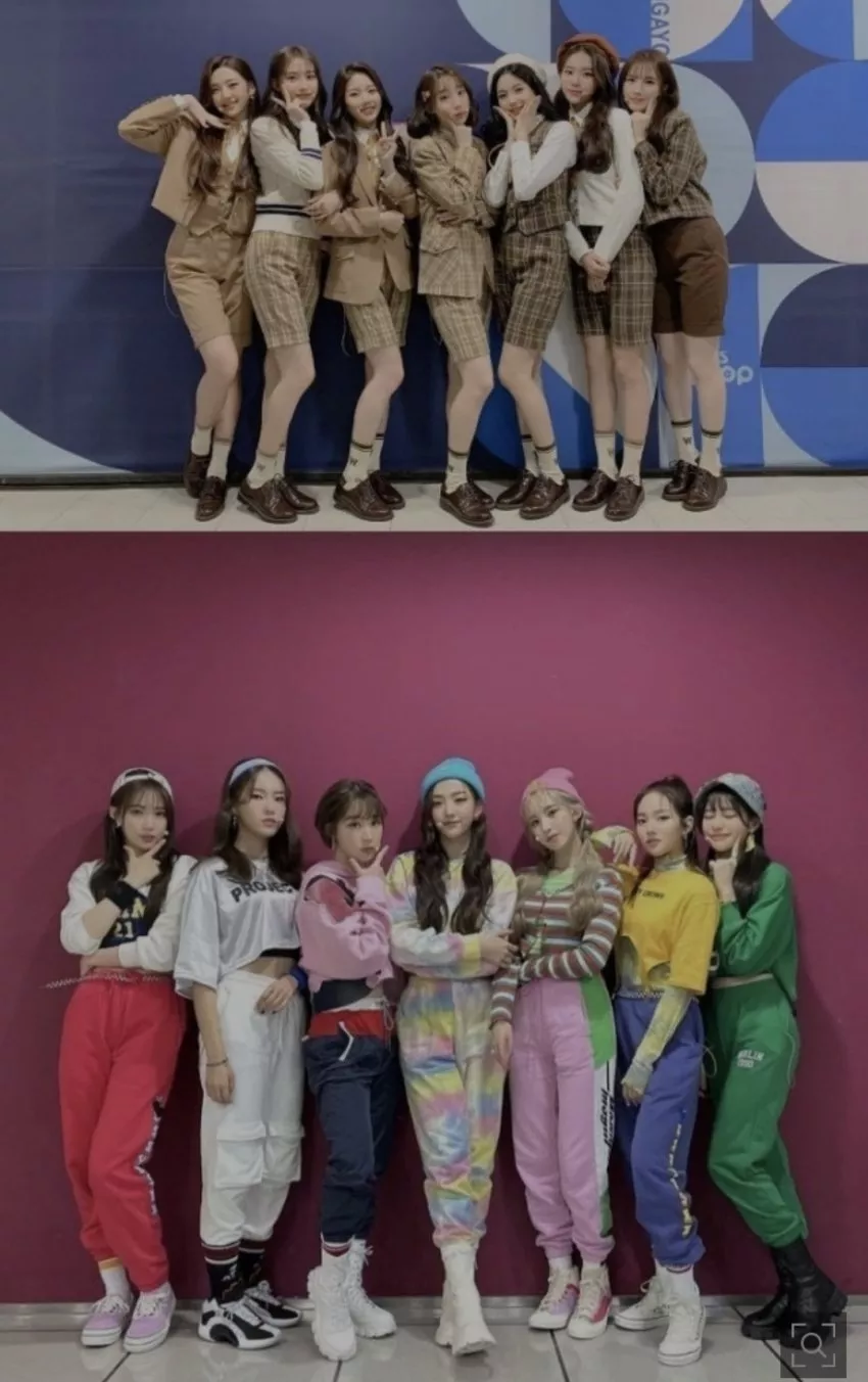 치마 거부하는 중소돌 vs 치마 짧아지는 1군 - 자유게시판 갤러리