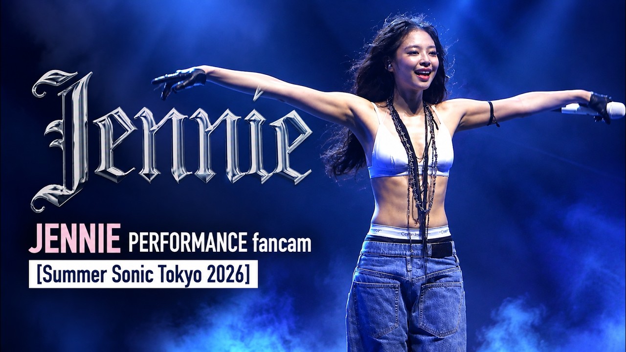 제니 JENNIE  PERFORMANCE Full fancam [Summer Sonic Tokyo 2026] - 걸그룹 직캠 | 아카이브 갤러리