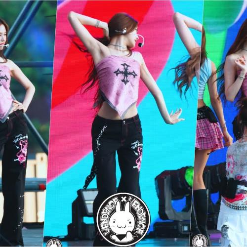 [4K] 250807 이즈나 방지민 직캠 'BEEP' izna(Bang Jeemin) Fancam @엠카운트다운 in 보령  By 벤뎅이