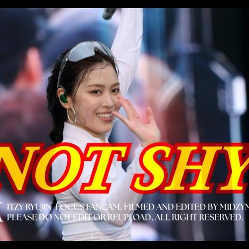 [4K] 250704 WATERBOMB 2025 ITZY Ryujin 'Not Shy' Focus Fancam 있지 류진 직캠